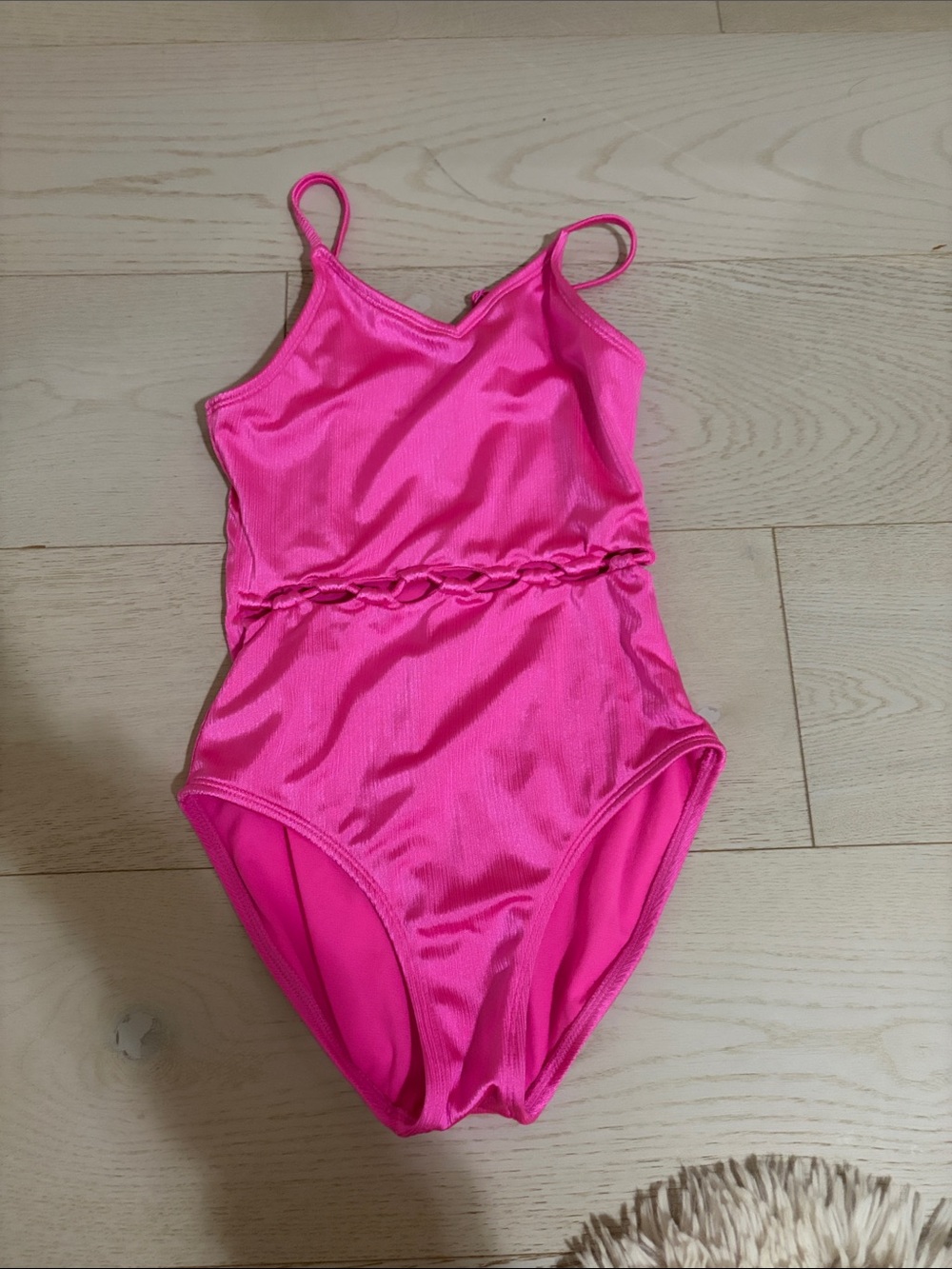 art class Bright Pink Girls One-Piece Swimsuit